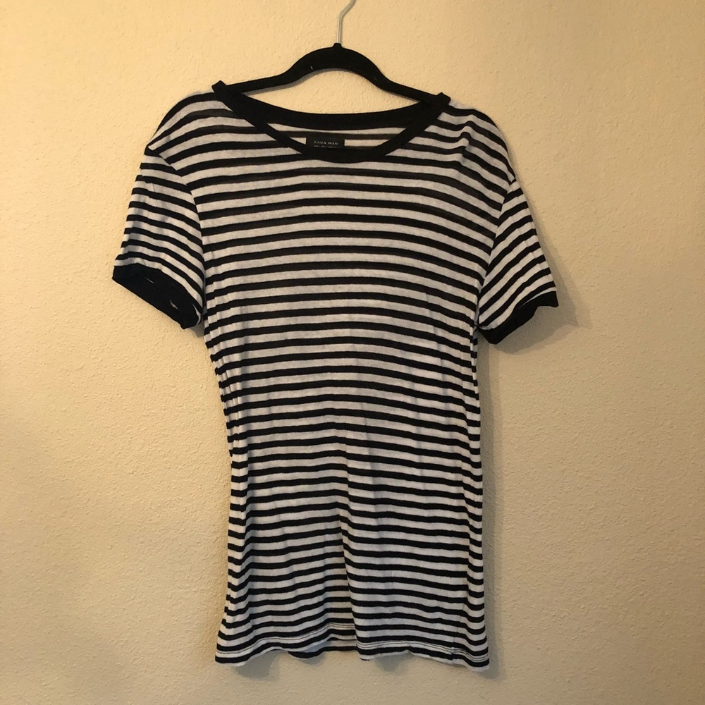Zara stripped RETRO light weigh T shirt